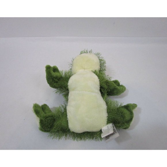 Ganz Webkinz Frog 8" Plush Fuzzy Long Hair Green Stuffed Animal EUC - Picture 11 of 11